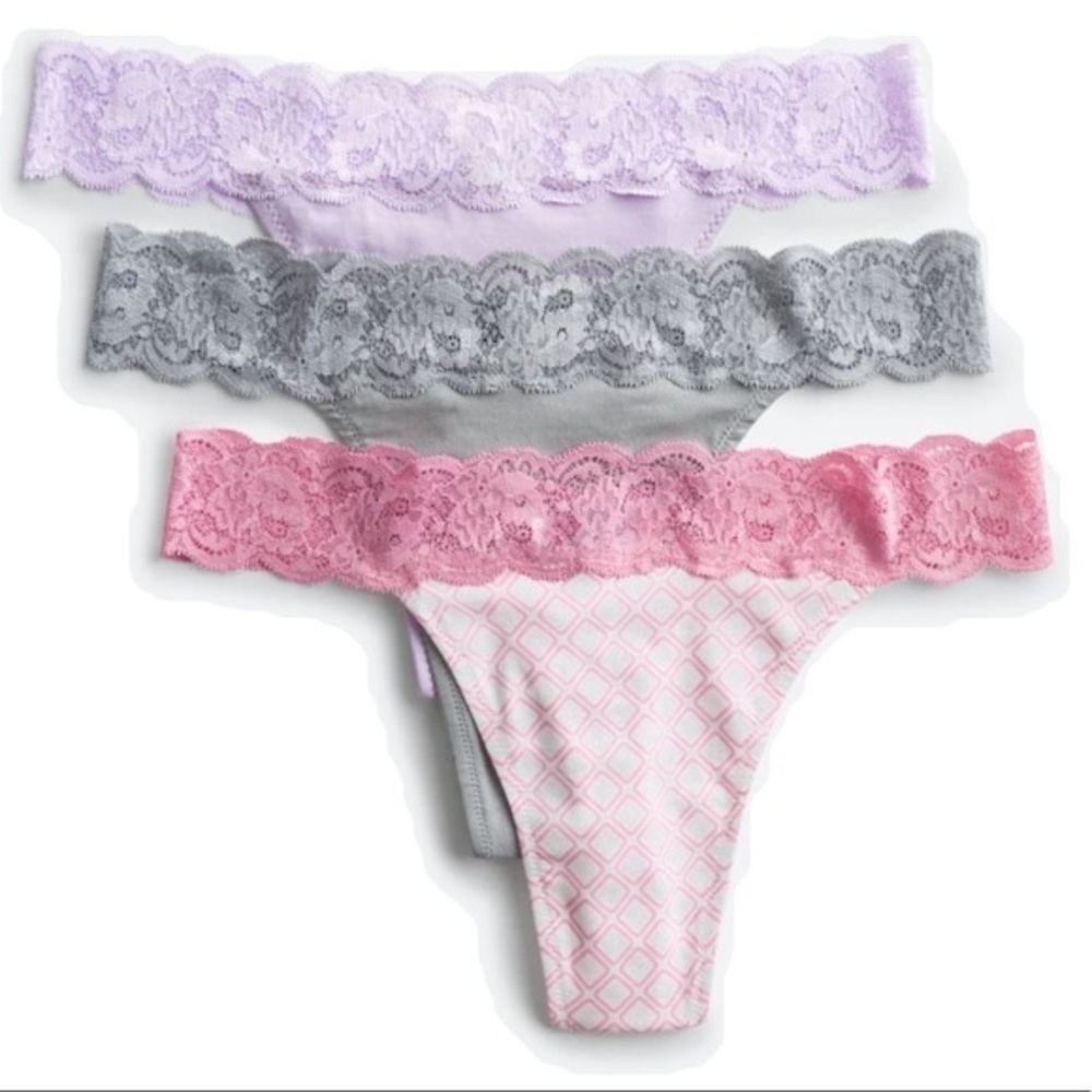 COSABELLA Hannah Plus Size Thongs 3-Pack